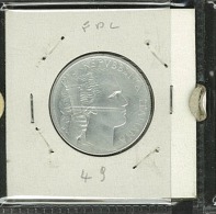 Numismatica: Repubblica Italiana - 5 Lire UVA - ANNO 1949 FDC - FIOR DI CONIO - 5 Liras