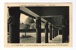CPSM, Congo Belge, Pavillon Exposition Coloniale Internationale Paris 1931, H. Lacoste Arch., Phot. Braun & Cie - Sonstige & Ohne Zuordnung