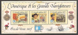 New Caledonia 1992 Columbus/Stamp Expo Miniature Sheet - Christoffel Columbus
