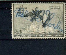 USA Gebruikt Use Gebraucht Scott Rw18 - Duck Stamps