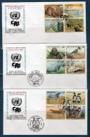 O.N.U 1993 -- Protezione Animali -- NY/ VIENNA / GINEVRA -- FDC - Gorilles