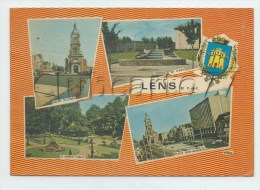 Delcampe - Lens (62)  :4 Vues Dont La Place Jean Jaurès En 1960 (animé) GF. - Lens