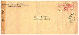 1944, LETTRE ETATS UNIS, EMA FLUSHING, CENSURE  Pour PARIS  / 5587 - Postal History