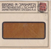 GEORG A. JASMATZI, PATENT ,PERFIN,PERFORES,ZIGATETTE FABRIK RARE PATENT! 1922, GERMANY - Perfins