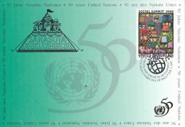 UNITED NATIONS,WORLD SUMMIT FOR SOCIAL DEVELOPMENT,  CM MAXICARD, 1995 - Altri & Non Classificati