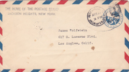 JACKSON HEIGHTS, AIRMAIL, POSTAL STATIONERY, NICE FRANKING, 1928 - 1921-40