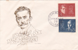 IVAN CANKAR, STAMPS ON COVER, 1975 - Covers & Documents