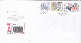 CHURCH, MATEJ BEL, TRNAVA, STAMPS ON COVER, 2000 - Cartas & Documentos