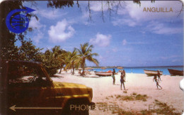 ANGUILA BEACH 10$ N° 1 CAGB..... BIG NOTCH  RARE - Anguilla