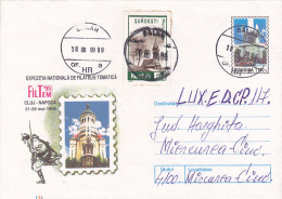 THE NATIONAL PHILATELIC EXHIBITION CLUJ- NAPOCA 1999,  POSTAL STAIONERY, ROMANIA - Covers & Documents