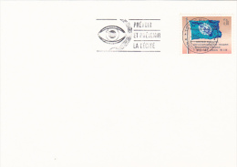 UNITED NATIONS, PREVENT THE BLINDNESS, OBLITERATION ON CARD, 1977 - Altri & Non Classificati