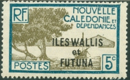 WALLIS AND FUTUNA, COLONIA FRANCESE, FRENCH TERRITORY, FAUNA, 1930,  NUOVO (MNG), Mi 46, Scott 47, YT 46 - Unused Stamps