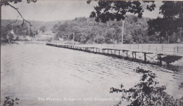 Floating Bridge, Lake Bomoseen, Luther's Cabins, HUBBARDTON, Vermont, 40-60's - Ohne Zuordnung