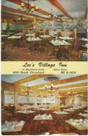 St. Paul Minnesota, Lee's Village Inn Restaurant Interior View, Highland Park Neighborhood, C1950s Vintage Postcard - St Paul