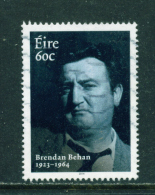 IRELAND  -  2014  Brendan Behan  60c  Used As Scan - Used Stamps