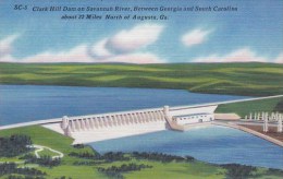 Clark Hill Dam On Savannah River Between Georgia And South Carolina Augusta Georgia - Augusta