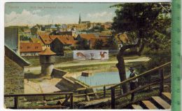 Apolda, Blick Vom Schlosshof Auf Die Stadt - 1911 -Verlag: G. Friedrich, Leipzig, POSTKARTE Mit Frankatur, Mit Stempel - Apolda