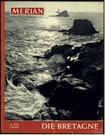 Merian Illustrierte - Die Bretagne , Alte Bilder 1963  -  Das Rätsel Von Carnac  -  Wasser Besiegt Den Fels - Reizen En Ontspanning