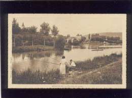 91 Méréville Un Coin De Pêche édit. G.landry  , Pêcheur à La Ligne - Mereville