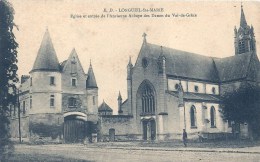 PICARDIE - 60 - OISE - LONGUEIL SAINTE MARIE - 1800 Habitants - Eglise Et Entée De L'ancienne Abbaye - Longueil Annel