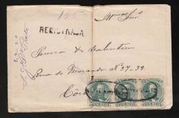 Brazil Brasil 1871 Registered Cover SAO JOSE DO RIO PRETO To RIO DE JANEIRO - Briefe U. Dokumente