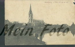 Wervico Wervik Wewstflandern Belgien Une Vue Sur La Lys L'Eglise Sw Feldpost 29.5.1916 - Wervik