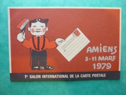 1-er Salon Internationale De La Carte Postale Amiens 3-11 Mars 1979 - Caran D'Ache