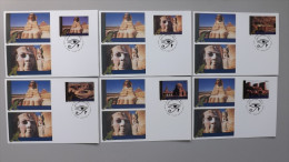 UNO-New York 988/93 Aus MH 10 Maximumkarte MK/MC, ESST, UNESCO-Welterbe: Ägypten - Maximumkarten