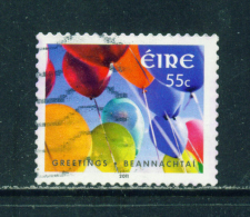 IRELAND  -  2011  Greetings  55c  Used As Scan - Used Stamps