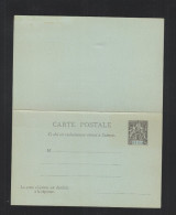 Benin Carte Postale Avec Reponse - Covers & Documents