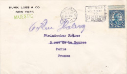 SS Majestic - 1931 - Lettre Pour Paris - Hud Term Annex NY New-York - Maritime Cover - Paquebot - Postal History