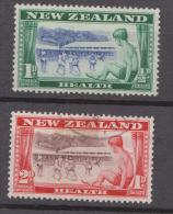 New Zealand, 1948, Health, SG 696 - 697, Mint Hinged - Unused Stamps