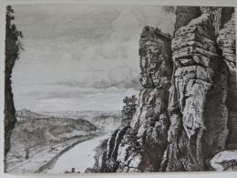 Sashsische Schweiz Bastel 1870 Year Reproduction - Königstein (Sächs. Schw.)