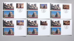 UNO-Genf 520/5 Aus MH, Maximumkarte MK/MC, ESST, UNESCO-Welterbe: Ägypten - Maximum Cards