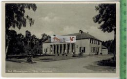 Bad Klosterlausnitz, Moorbad, Verlag: Otto Mayer, Rudolstadt,  POSTKARTE, Erhaltung: I-II, Unbenutzt - Bad Klosterlausnitz