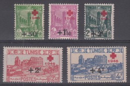 Tunisie N° 305 à 309  Neuf ** - Unused Stamps