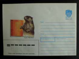 WWF USSR 1990 -  Red Book The Menzbier's Marmot (Marmota Menzbieri) - Lettres & Documents