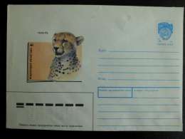 WWF USSR 1990 -  Red Book Cheetah - Lettres & Documents