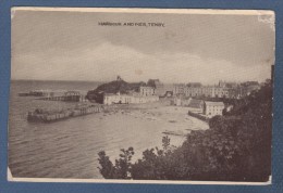 WALES PEMBROKESHIRE - HARBOUR AND PIER - TENBY - E.T.W. DENNIS & SONS LTD LONDON & SCARBOROUGH - Pembrokeshire