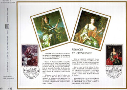 Feuillet Tirage Limité CEF 39 Princes Et Princesses Peinture Tableau - Cartas & Documentos