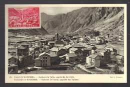 ANDORRE N° 133  S/carte Maximum - Maximumkaarten