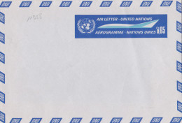 11958# AIR LETTER UNITED NATIONS - AEROGRAMME NATIONS UNIES ENTIER POSTAL NEUF STATIONARY - Luchtpost
