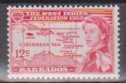Barbados, 1958, SG 305, MNH - Barbades (...-1966)