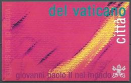 2002 VATICANO LIBRETTO I VIAGGI DEL PAPA GIOVANNI PAOLO II MNH ** - ED - Booklets