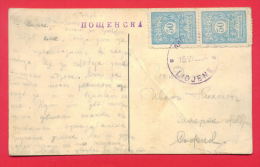 30K166 / 2 X 50 Sotinki LIOJENE 1924 - Postage Due , Portomarken , Taxe , Bulgaria Bulgarie Bulgarien Bulgarije - Portomarken