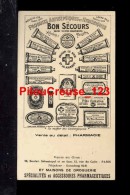 CARTE PARFUMEE - Produits Antiseptiques Hygiéniques BON SECOURS. Pharmacie.  Le Petit Pavé - 2 Scan - Anciennes (jusque 1960)