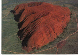 AERIAL VIEW FROM 1520 METRES ABOVE AYERS ROCK - Uluru & The Olgas