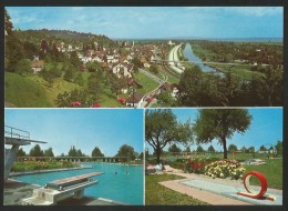 RHEINECK Bodensee Alter Rhein Schwimmbad Minigolf-Anlage 1971 - Rheineck