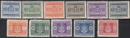 ITALIA - REGNO - SEGNATASSE  - SET  FILIGR.  - *MLH - 1945 - Taxe