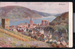 Bacharach - Panorama - Künstlerkarte - Bacharach